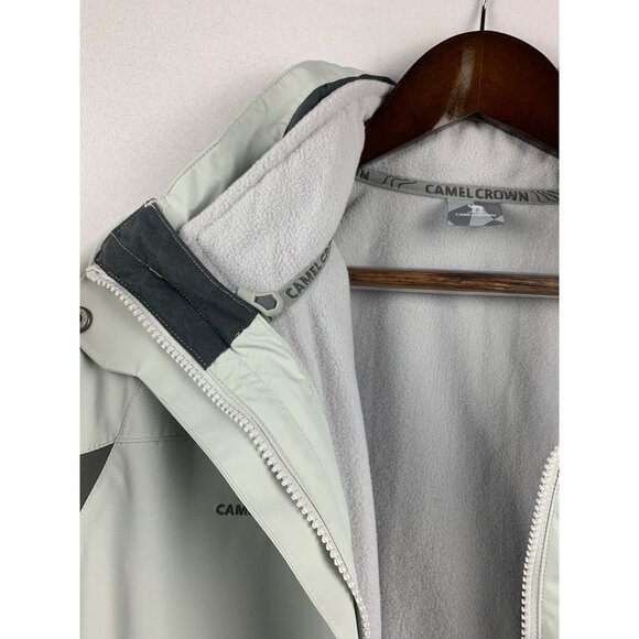 Women’s NWT Camel Crown Gray 3 in 1 Outdoor Jacket Size L - Picture 11 of 16